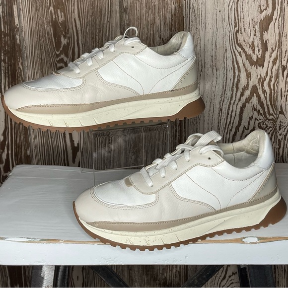 Madewell Kick Off Trainer Sneakers Shoes Antique Cream / Beige Size 7 - Picture 13 of 16